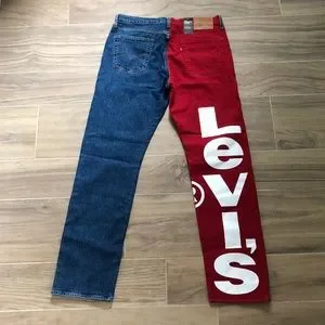 mens jeans levis 541 red